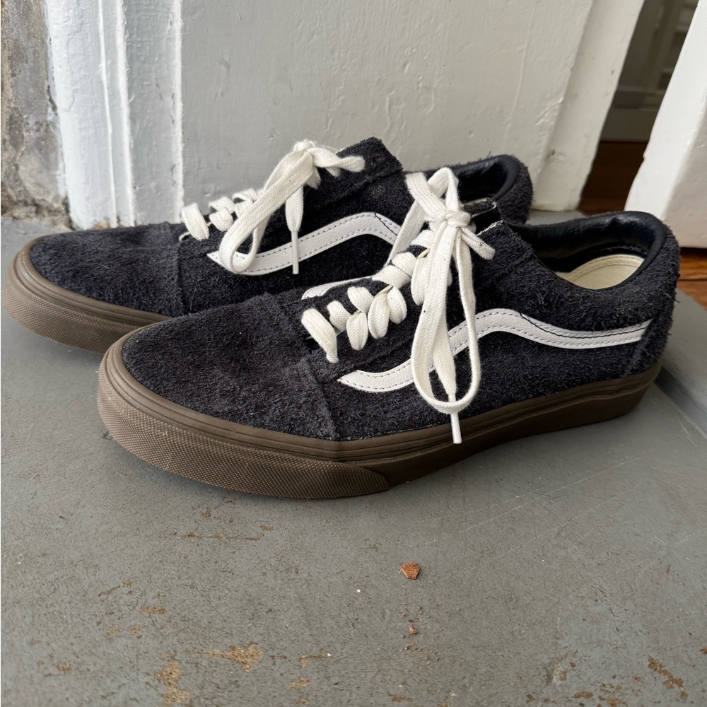 Vans Navy and White Old Skool Sneakers